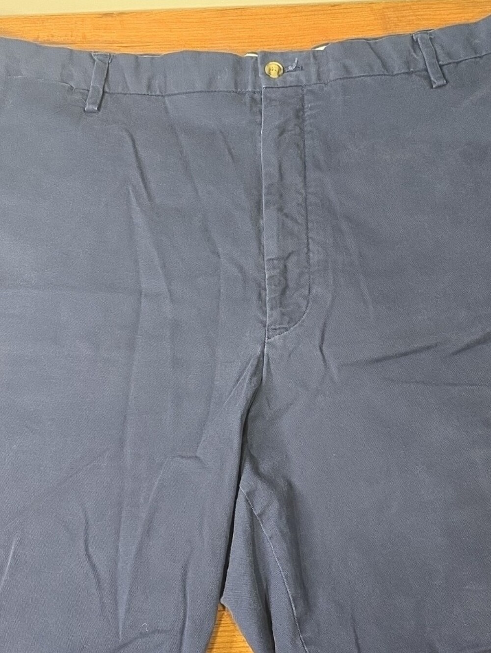Polo by Ralph Lauren Navy Flat Front Men's Shorts - Size 50